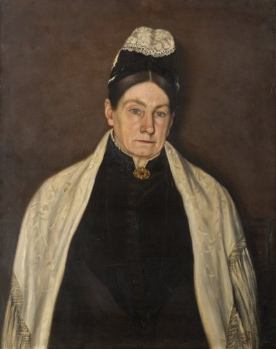 Portrait de vieille dame - C. Marston